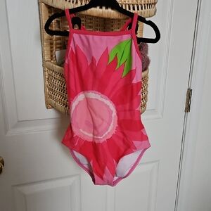 Hanna Andersson Pink and Red Swimsuit